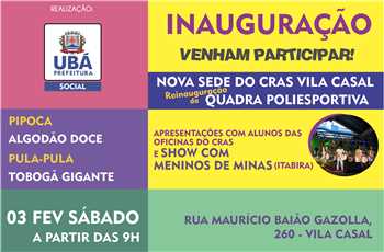 Convite CRAS Vila Casal
